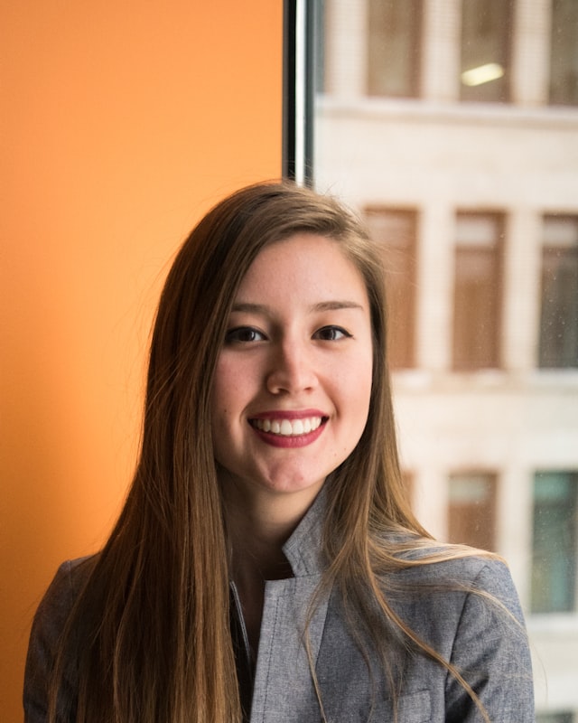 Portrait of Alina Novak, Luxury Sales Director